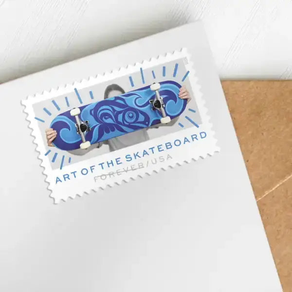 2023 USa Forever Art of the Skateboad Postage Stamps