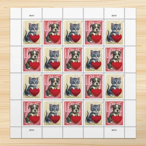 2023 USa Forever Cat and Dog Love Stamps