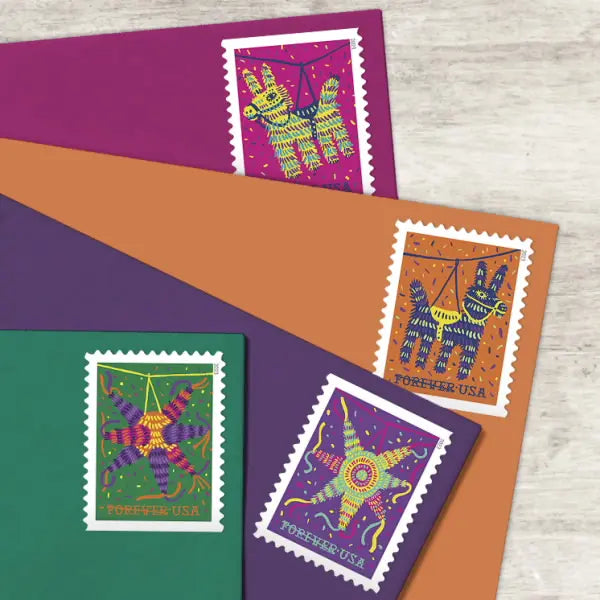 2023 USa Forever Piñatas! Stamps