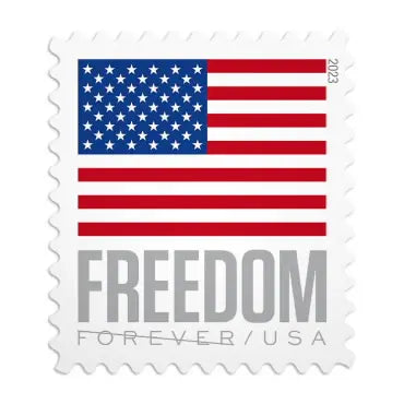 2023 USa Forever freedom flag stamp