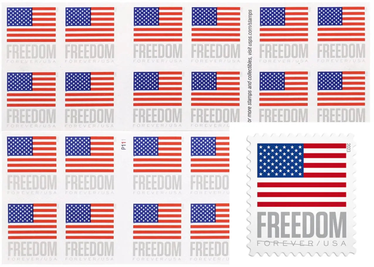 2023 USa Forever freedom flag stamp