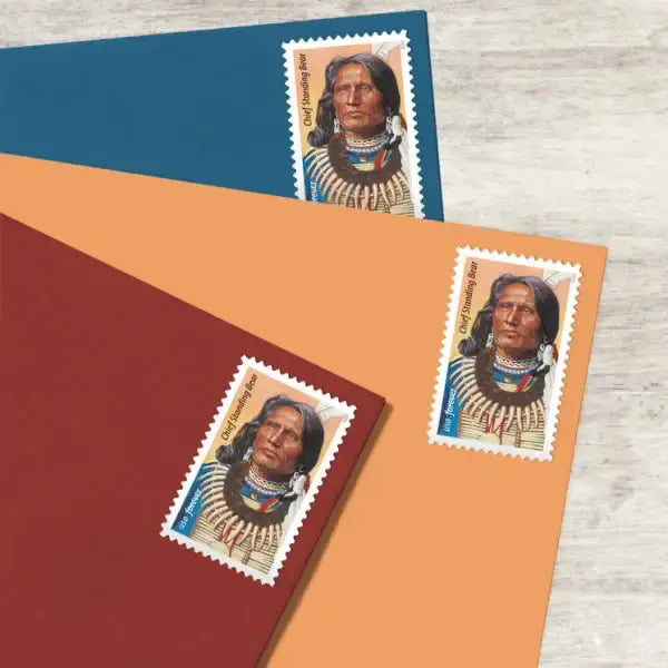 2023 USa Forever Chief Standing Bear Stamps