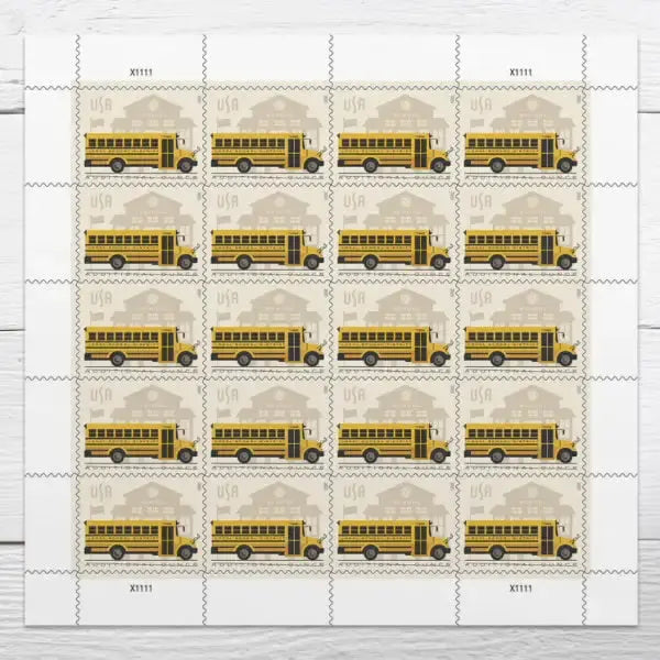 2023 USa Forever School Bus Additional Ounce Stamps