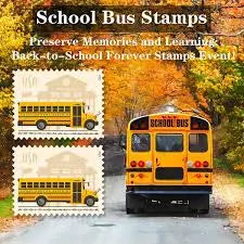 2023 USa Forever School Bus Additional Ounce Stamps