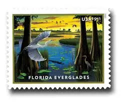 2023 USa Forever Florida Everglades Priority Mail Stamps
