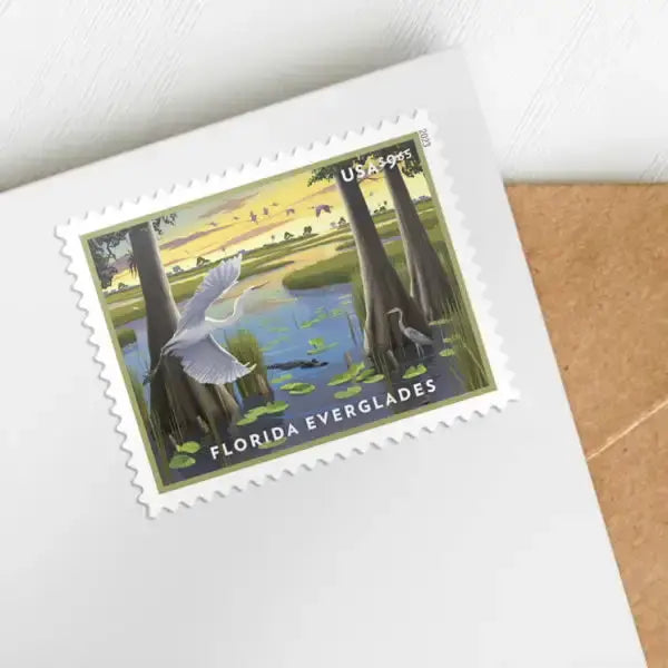 2023 USa Forever Florida Everglades Priority Mail Stamps
