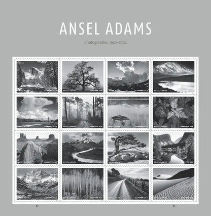 2024 USa Forever stamps-Ansel Adams