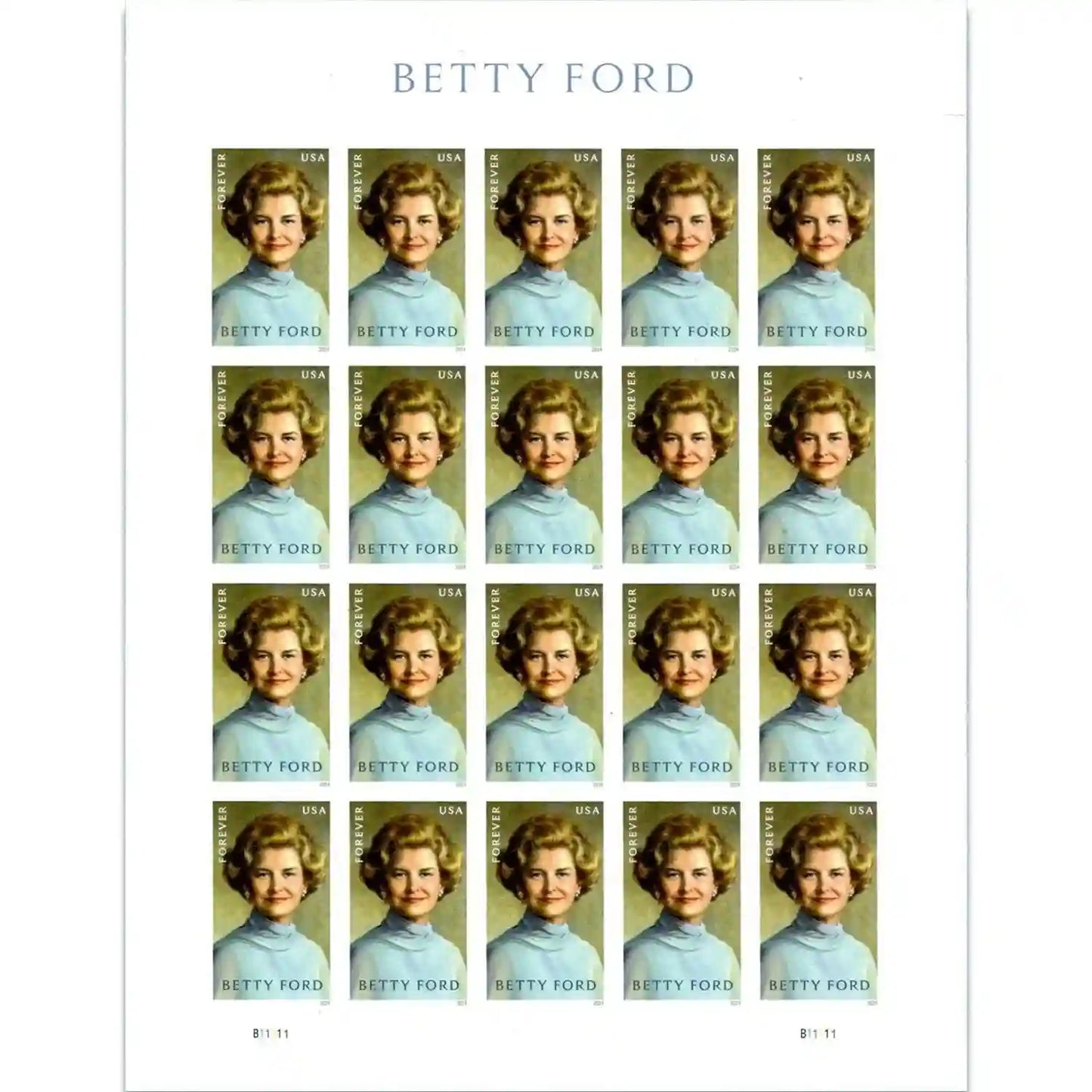 2024 USa Forever Betty Ford Stamps