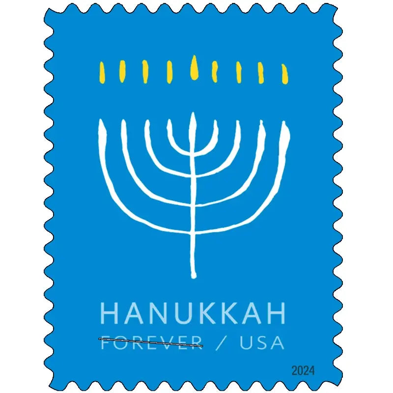 2024 USa Forever Hanukkah Stamps