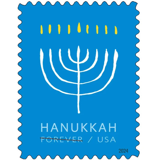 2024 USa Forever Hanukkah Stamps
