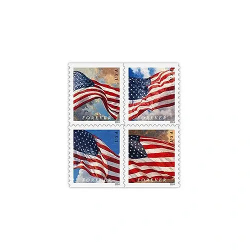 2024 USa Forever American Flag Stamps Rolls