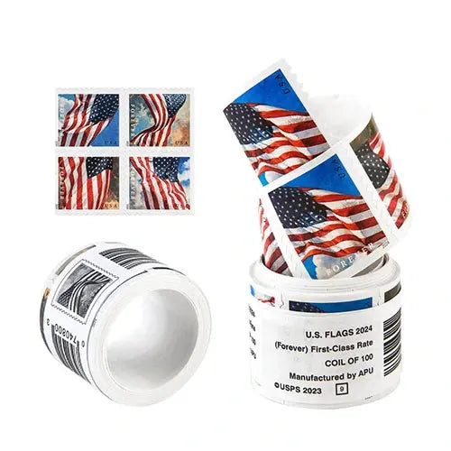 Wholesale products 2024 USa Forever American Flag Stamps Rolls