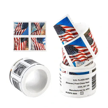 Wholesale products 2024 USa Forever American Flag Stamps Rolls