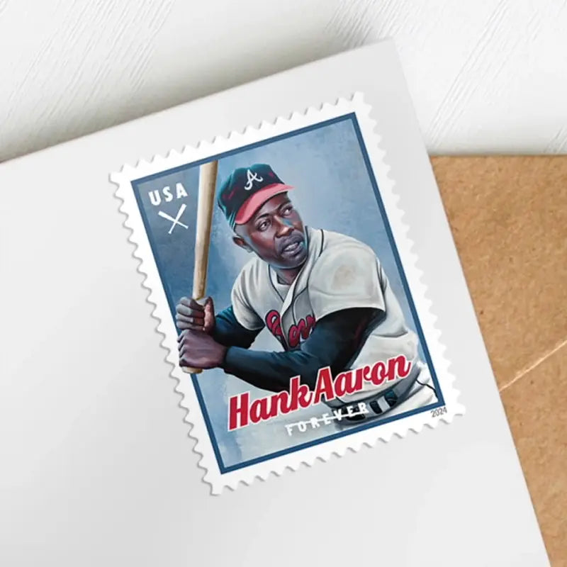 2024 USa Forever Hank Aaron Stamps