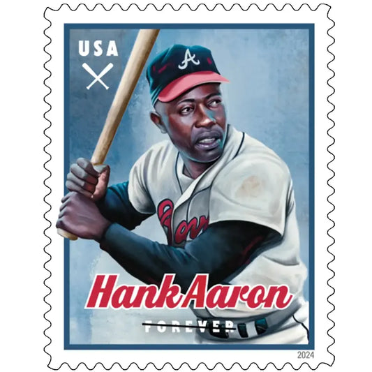 2024 USa Forever Hank Aaron Stamps