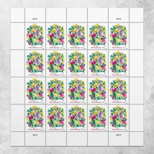 2024 USa Forever Wedding Blooms Stamps