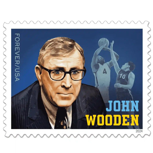 2024 USa Forever John Wooden Stamps