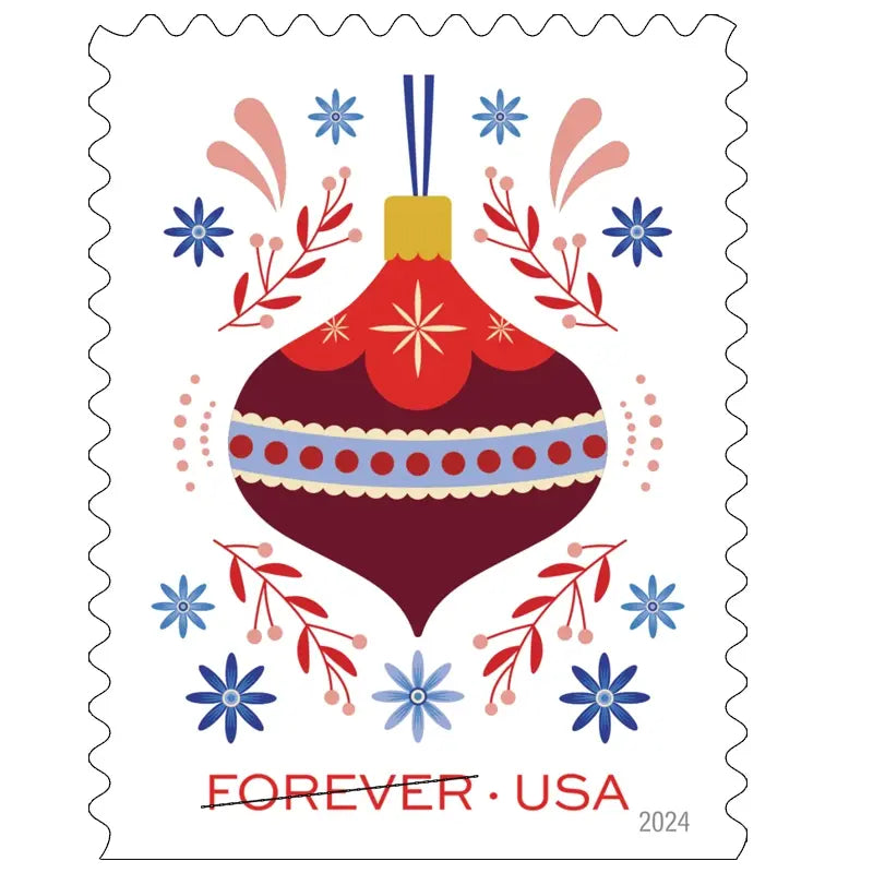 2024 USa Forever Holiday Joy Stamps