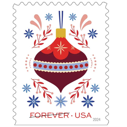 2024 USa Forever Holiday Joy Stamps