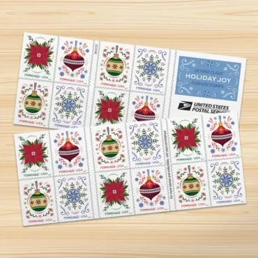 2024 USa Forever Holiday Joy Stamps