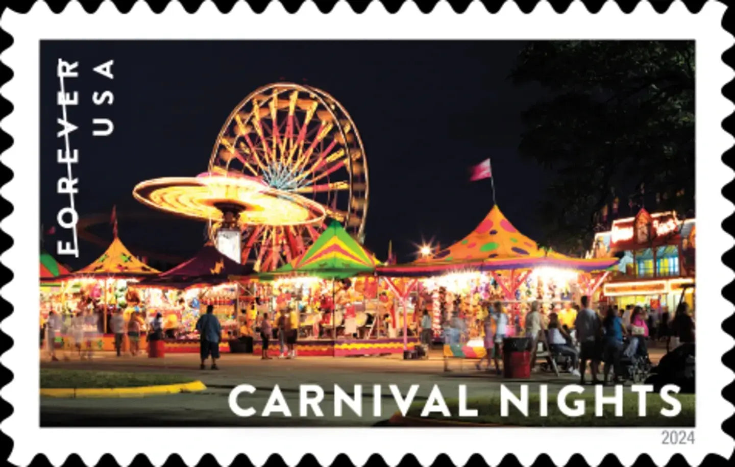 2024 USa Forever Carnival Nights stamps