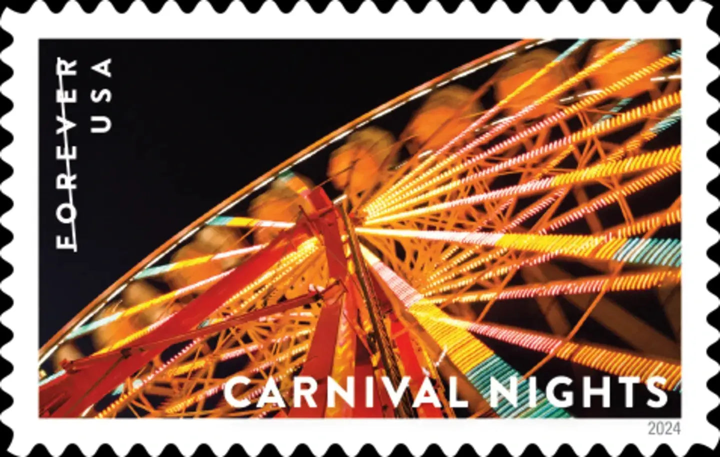 2024 USa Forever Carnival Nights stamps