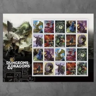 2024 USa Forever Dungeons & Dragons stamps