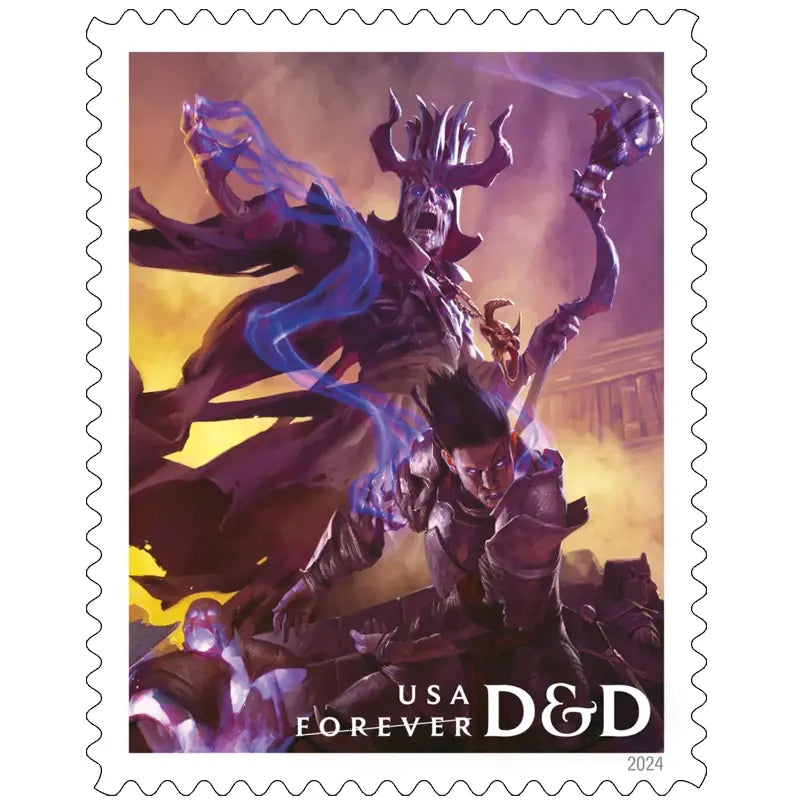 2024 USa Forever Dungeons & Dragons stamps