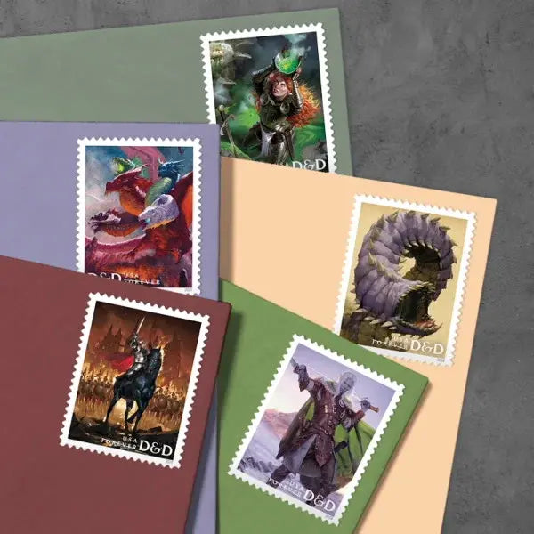 2024 USa Forever Dungeons & Dragons stamps