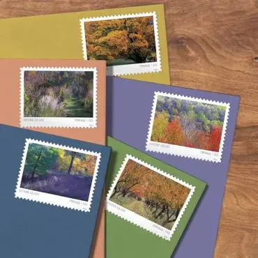 2024 USa Forever Autumn Colors Stamps