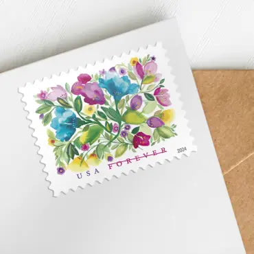2024 USa Forever Celebration Blooms Stamps