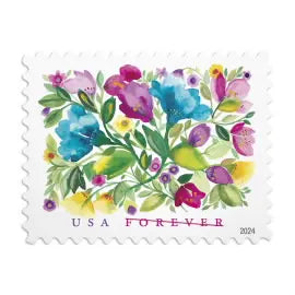 2024 USa Forever Celebration Blooms Stamps
