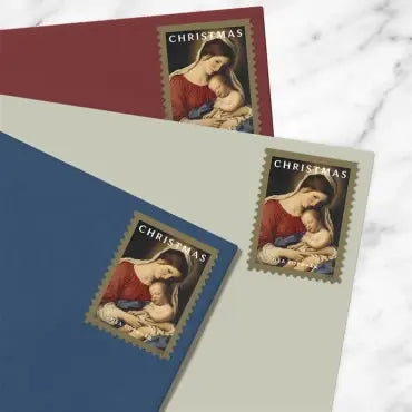2024 USa Forever Christmas Madonna and Child Stamps