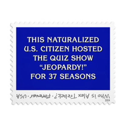 2024 USa Forever Alex Trebek Stamps