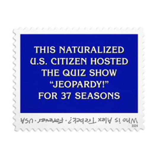 2024 USa Forever Alex Trebek Stamps