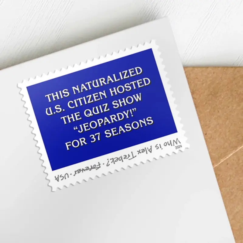 2024 USa Forever Alex Trebek Stamps