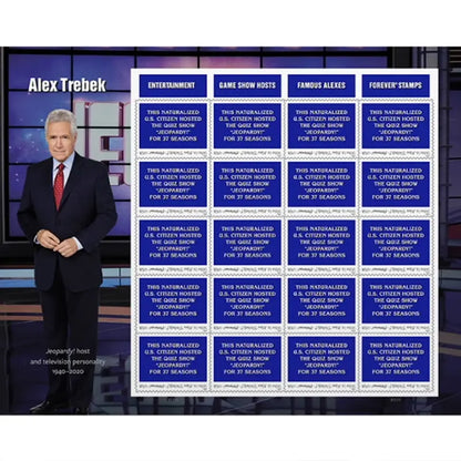 2024 USa Forever Alex Trebek Stamps