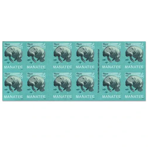 2024 USa Forever Save Manatees Stamps