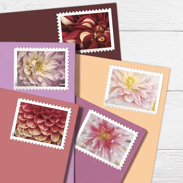 2025 USa Forever Dahlias Stamps
