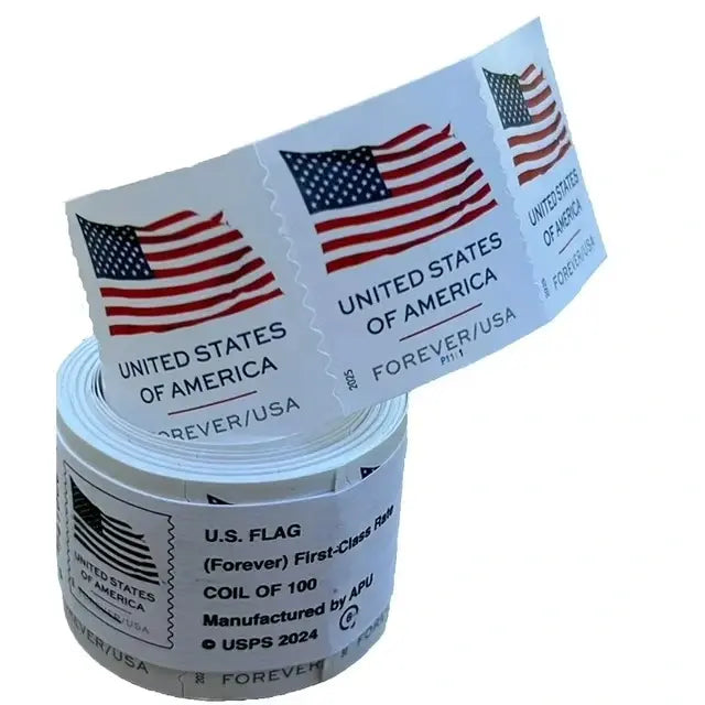 Wholesale products 2025 USa Forever  Flag Stamps roll