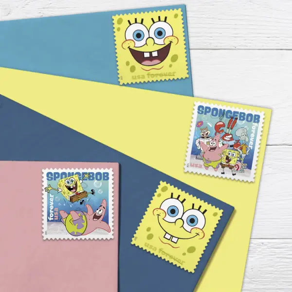 2025 USa Forever SpongeBob SquarePants Stamps