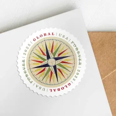 2025 USa Forever Global1794 Compass Rose Stamps