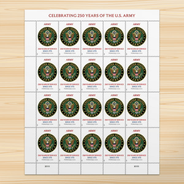 2025 USa Forever Army 250th Anniversary Commemorative Stamps