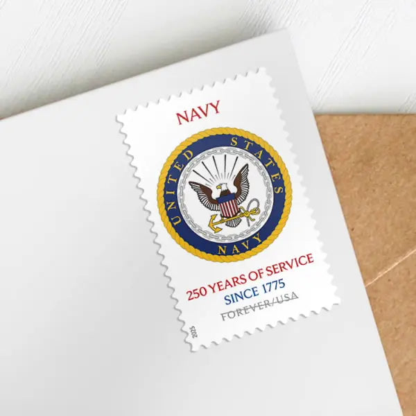2025 USa Forever Navy 250th Anniversary Commemorative Stamps
