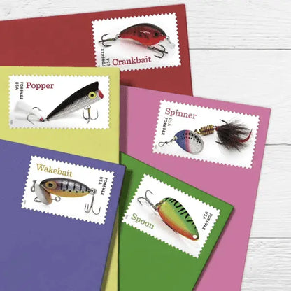 2025 USa Forever Freshwater Fishing Lures Stamps