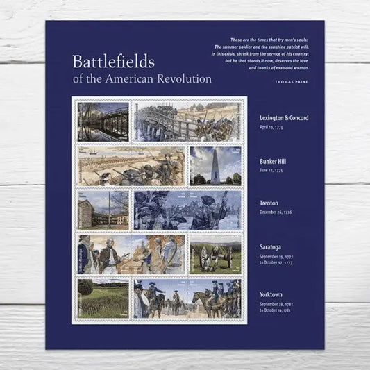 2025 USa Forever Battlefields of the American Revolution Stamps