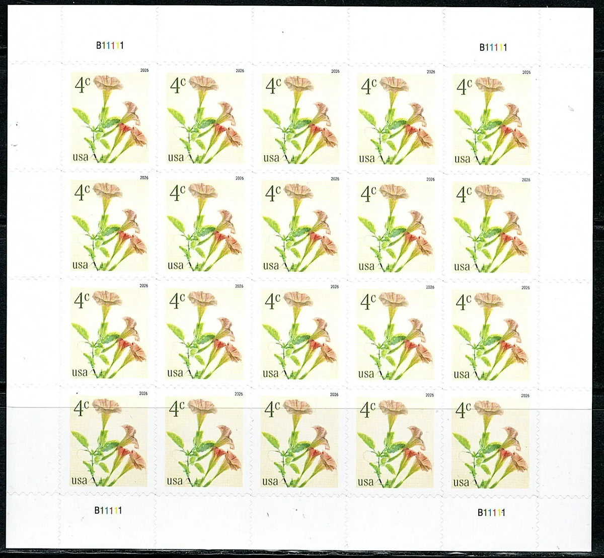 2026 USA 4c Angels Trumpets