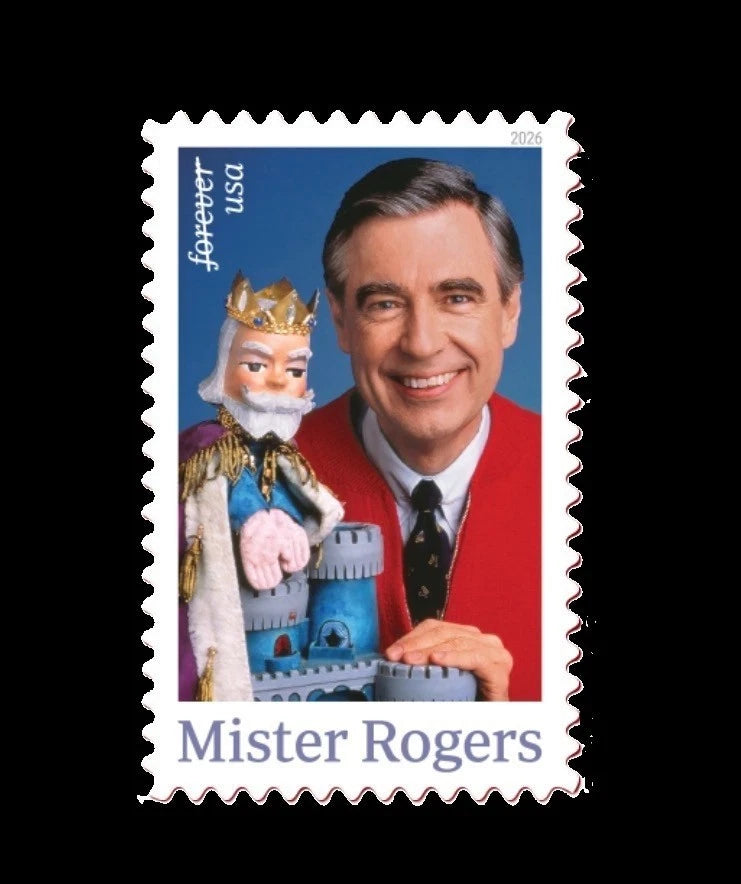 2026 Mister Rogers Forever Stamp.