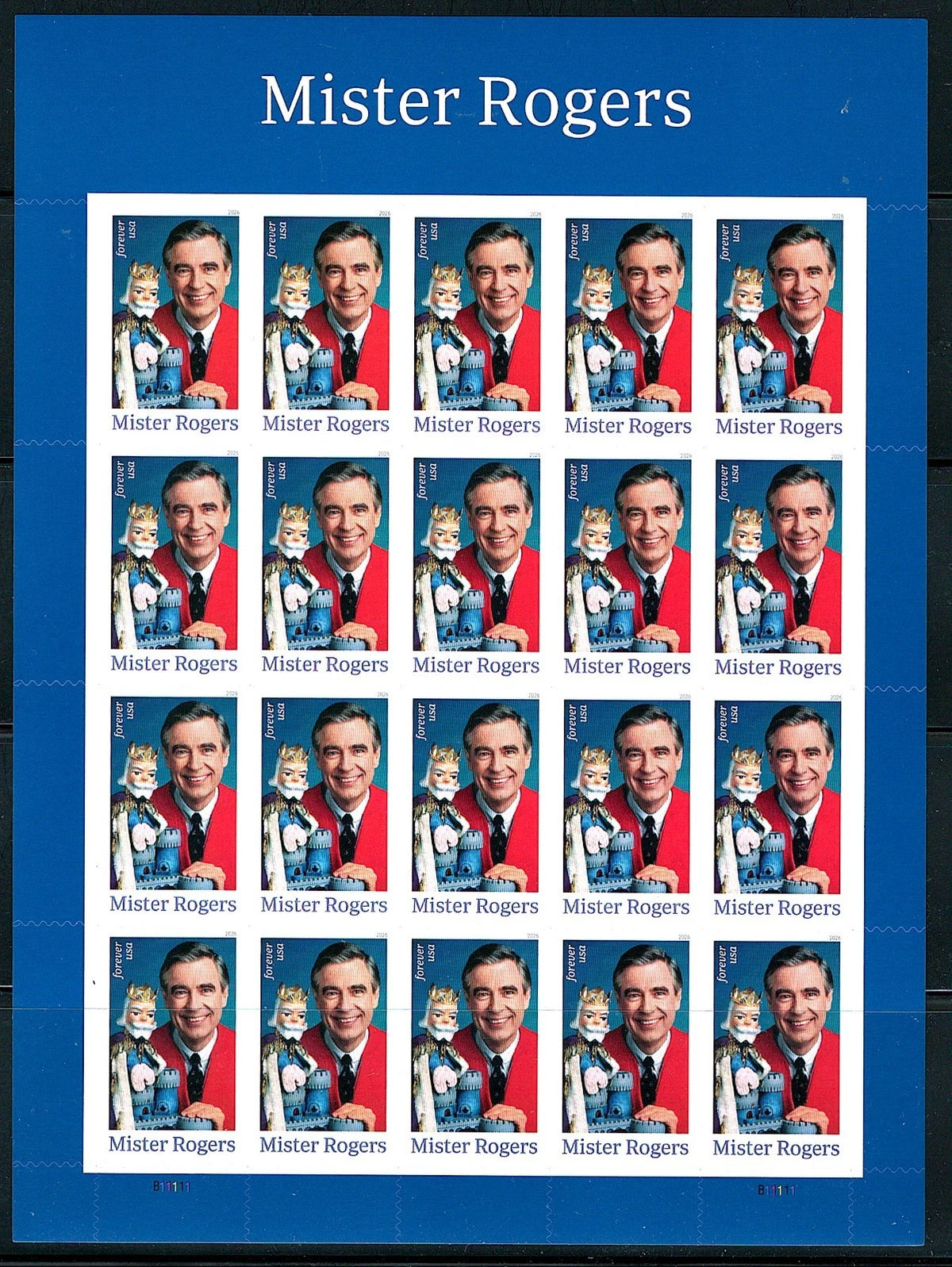 2026 Mister Rogers Forever Stamp.