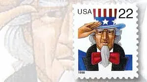 1998 USa Forever Uncle Sam Postage Stamps